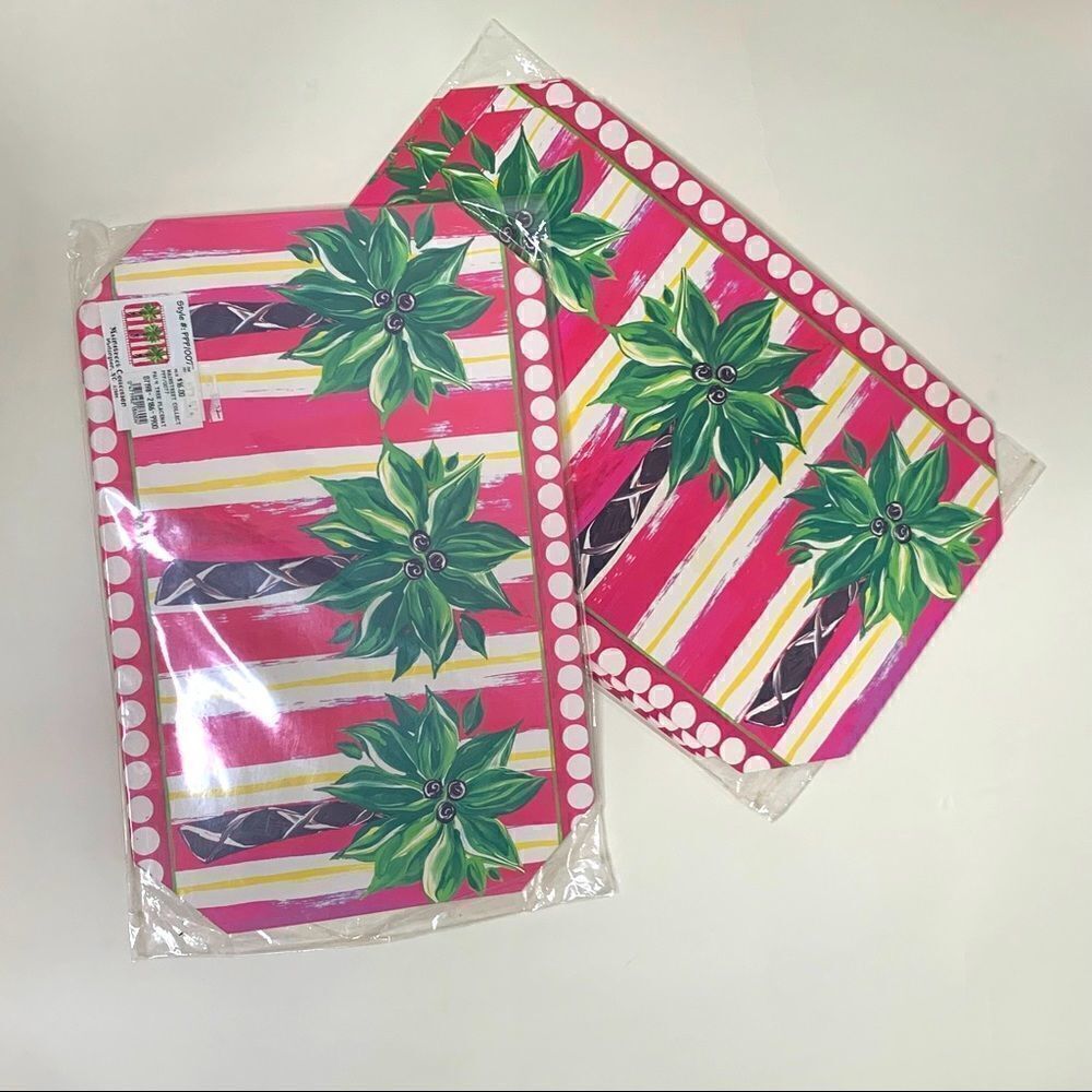 NWOT Mainstreet Collection paper cardboard Placemats - set of 6